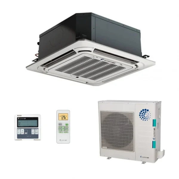 Кассетный кондиционер Systemair SYSPLIT CASSETTE 36 EVO HP Q